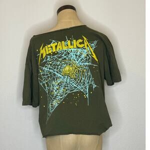 Metallica Band Concert Band Shirt Tee T-Shirt Top Indie Women L